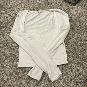 White long sleeve shirt